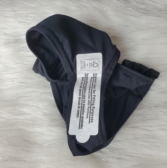 JUICY COUTURE black Rhinestone Bandeau Bikini Set - Picture 6 of 6